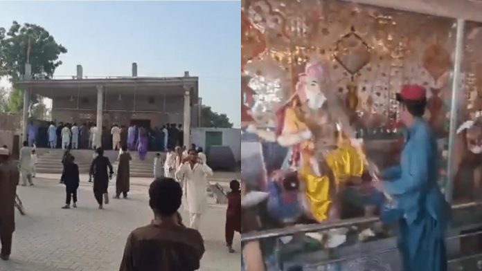 Pakistan again sabotages Hindu temples, criminals disappear