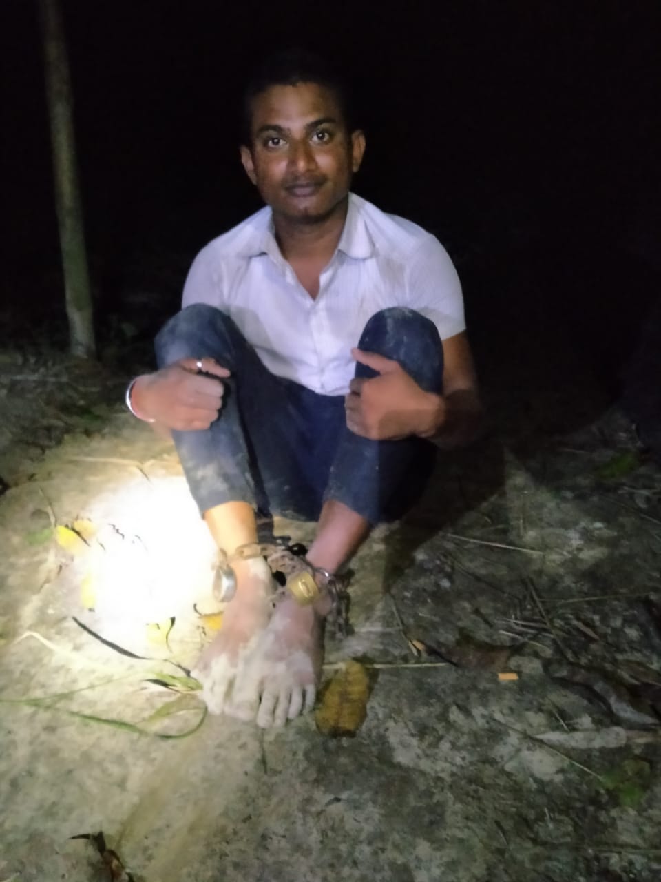 The abducted Indian national was rescued by Armed Police Ramnagar Inspector Lal Bahadur Khadka