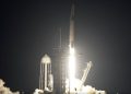 SpaceX launches US, Russia, UAE astronauts to space station