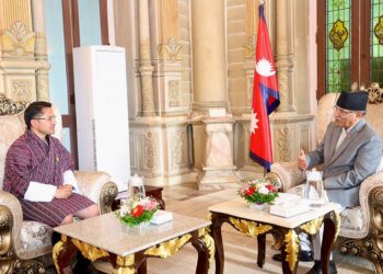 Bhutanese Agriculture Minister Meets Nepal’s PM Prachanda, Discusses Climate Change and Bilateral Relations