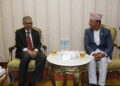 Bangladesh Ambassador Choudhary holds meeting with Energy Minister Khadka