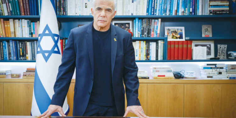 Yair Lapid urges deal to free all captives at once, pushes for Saudi normalization – interview