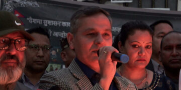 Home Minister Om Prakash Aryal Pays Tribute to Genji Movement Martyrs